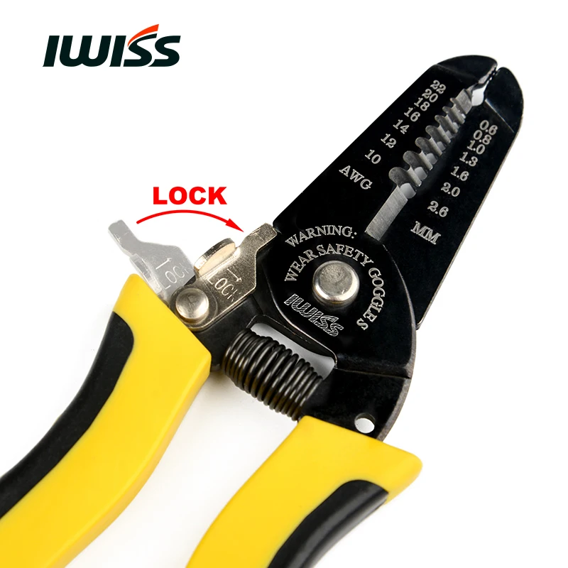 

IWISS HS-1041C Multi-function Wire Stripper and Cutter Electrical Tool
