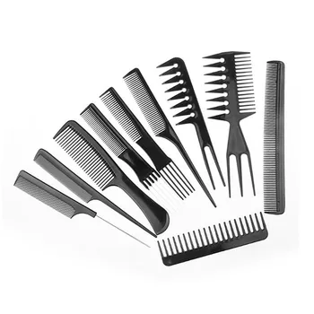 

10pcs Professional Hair Brush Comb Salon Barber Anti-static Hair Combs Hairbrush Hairdressing Combs Hair Care Styling Tools