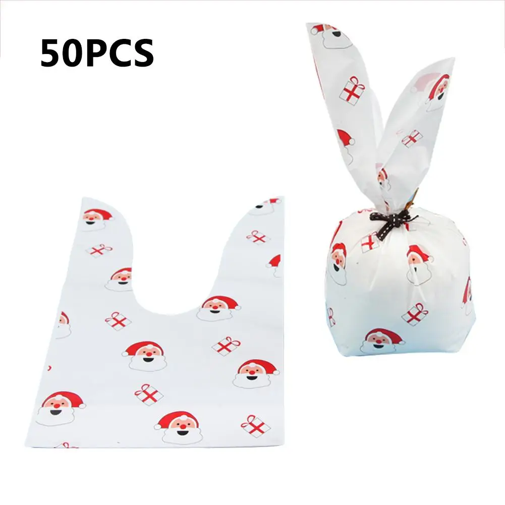 50PCS Christmas Apples Bag Christmas Gift Packing Bag Wrap Pocket for Christmas Wedding Party Birthday Engagement Holiday Favor - Цвет: 3
