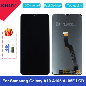 

100% tested Original 6.2" A10 LCD monitor and LCD frame for Samsung Galaxy A10 A105 A105F LCD digitizer replacement assembly