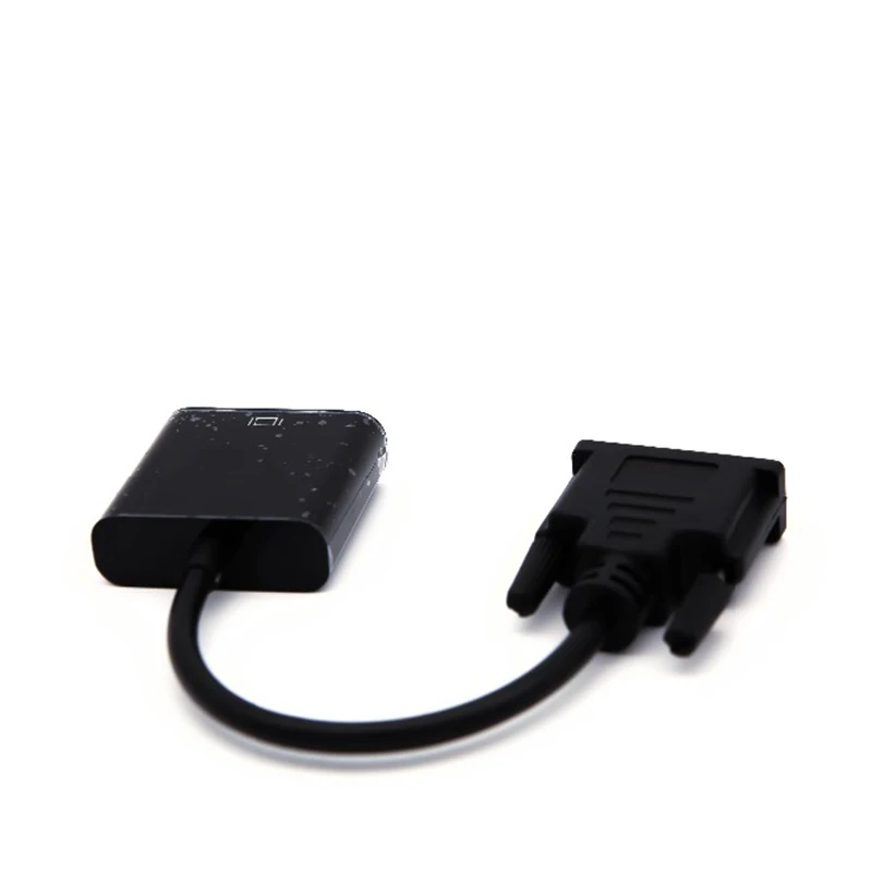 DVI-D-VGA адаптер Full HD 1080P 24+ 1 25Pin папа-15 pin женский кабель конвертер для монитора проектора VGA устройств дисплей DVD