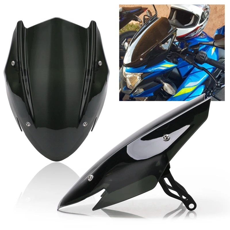 Для Suzuki GSX S750 GSXS750 GSXS 750 2017 2019 ветровой экран лобовое стекло с кронштейном