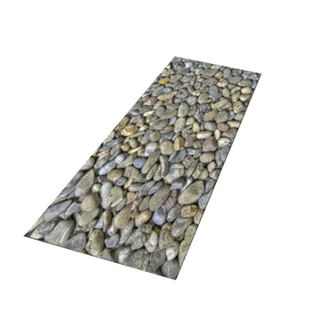 

Bedroom Soft Stone Carpet Entry Non-Slip Mats Bathroom Absorbent Mat Machine Wash Polyester Yoga Mat H99F