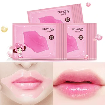 

1-15pcs New Women Crystal Collagen Lip Mask Pads Moisture Essence Anti Ageing Wrinkle Patch Pad Gel Lip Care Lip Plumper TSLM1