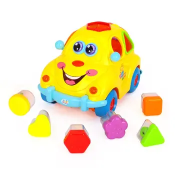 

Cute Fruit car electric music educational cognitive toys 1-3 years old Cartoon