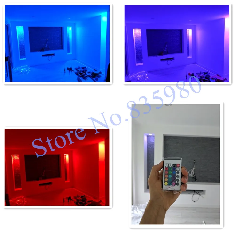 Акция 5 Вт 10 Вт светодиодный RGB Лампочка AC85~ 265 В светодиодный RGB светильник светодиодный потолочный светильник 16 цветов+ пульт управления лучшее ограниченное предложение