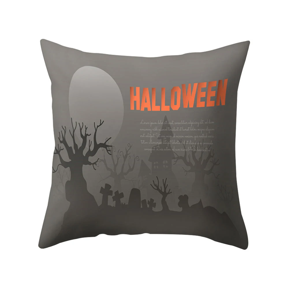 Тыква Happy Halloween детская подушка с призраком Чехол Подушка для дивана кровать автомобиль Кафе Декор хорошее украшение для дома и автомобиля стулья для кафе библиотеки