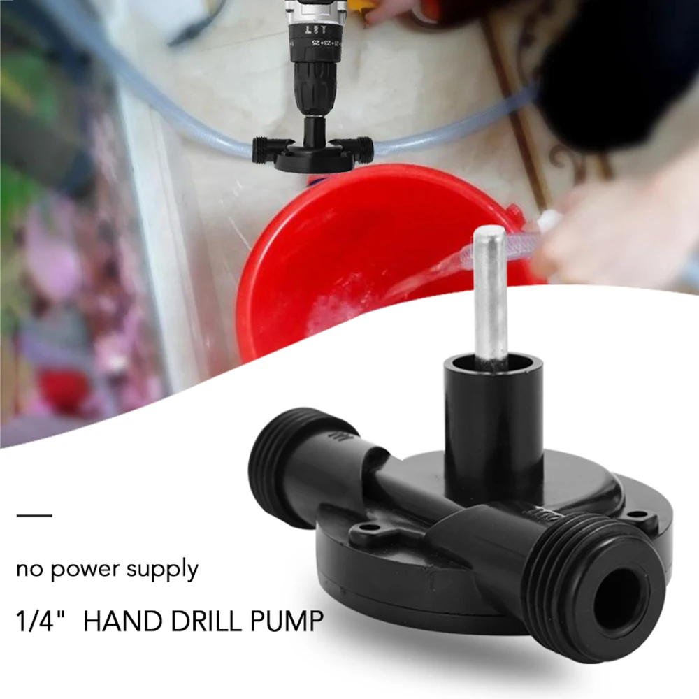 

1/4 Shank Diameter Hand Drill Pump Micro Self-priming Centrifugal Pump Household Small Pump Self-Priming Tool for electric drill