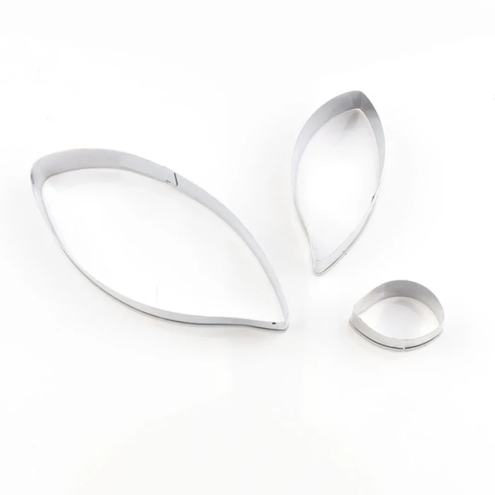 Stainless Steel Flower Petal Cookie Cutter Cupcake Mold Fondant Cake Mould DIY Decor MU8669