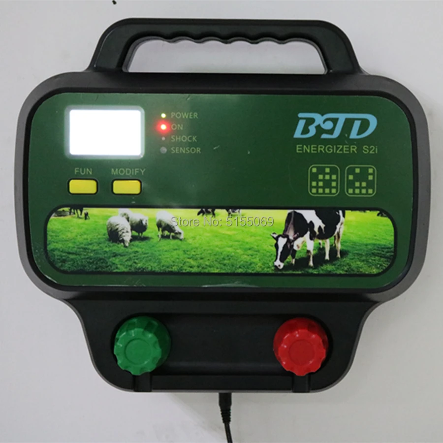 5J 40 км BTD солнечная электрическая изгородь блок питания для зарядки контроллер для рогатый скот, овца, Коза Лошадь Животное