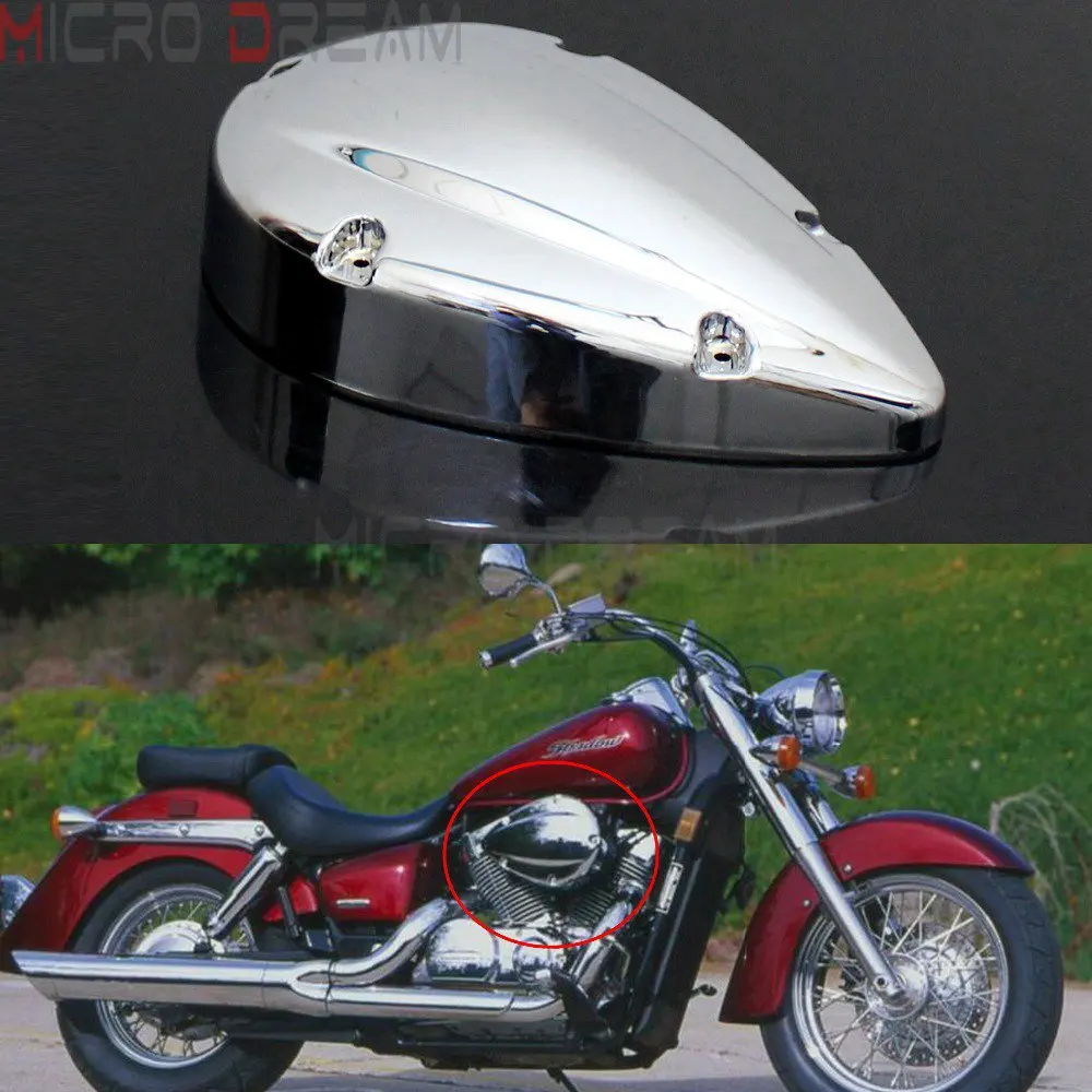 Защитный фильтр для мотоцикла из АБС-пластика хромированный Honda Shadow ACE VT VT400 VT750