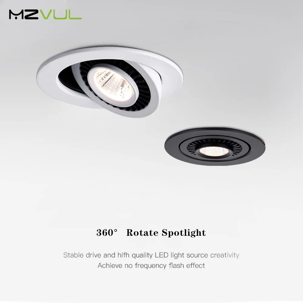 Dimmable LED Downlight AC110V 220V 5W7W10W led Ceiling downlight Cree Recessed lamp Spot light For home illumination | Лампы и
