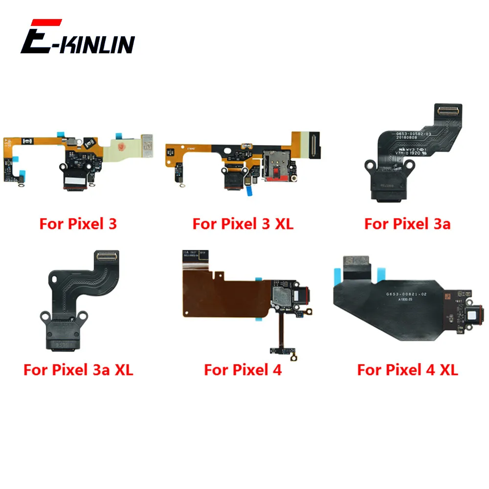 Power Charger Dock USB Charging Port Plug Board With Mic Flex Cable For Google Pixel 2 3 3a 4 XL | Мобильные телефоны и