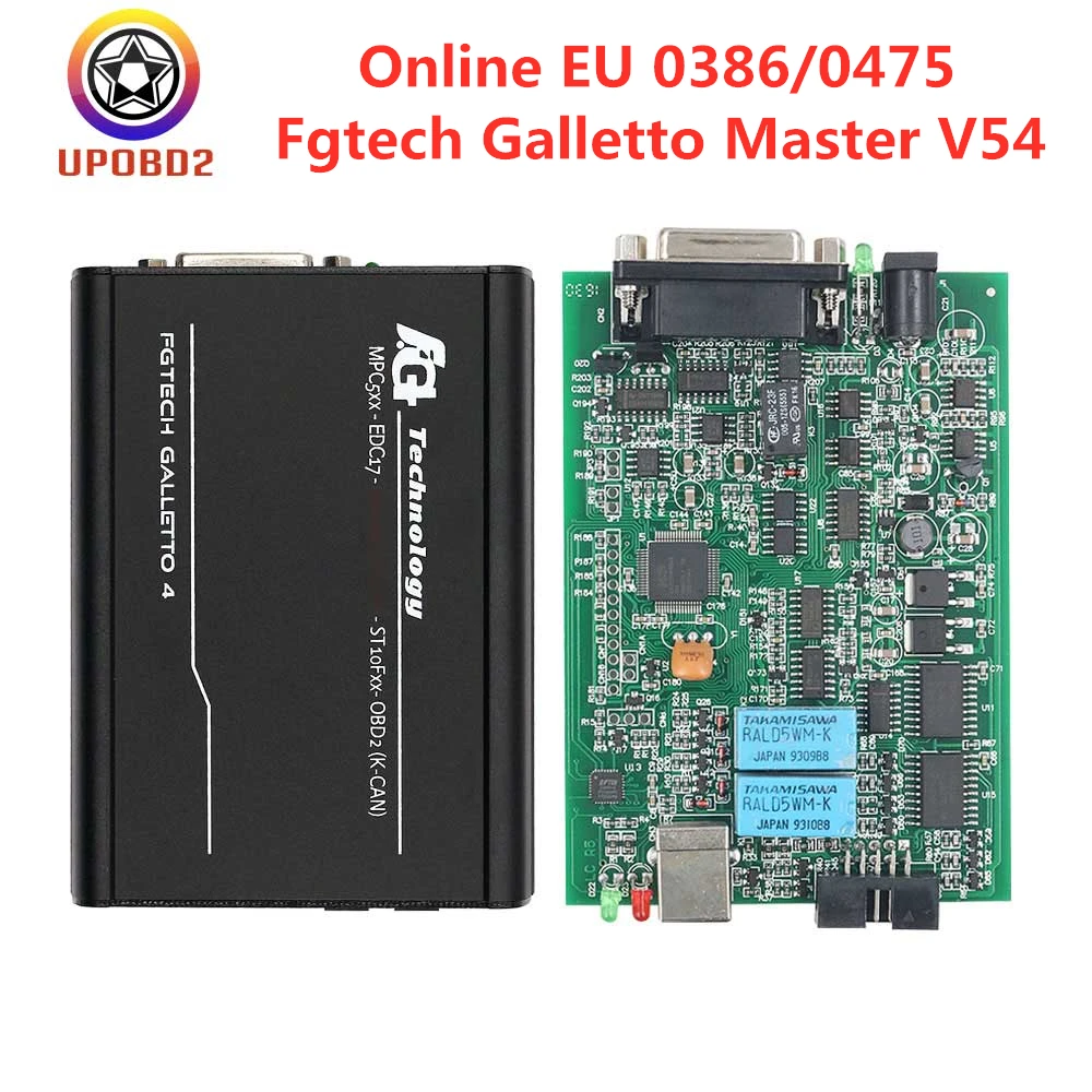 Полный чип Fgtech Galletto 4 Master V54 Fg Tech 0386/0475 obd 2 OBDII автоматический инструмент для