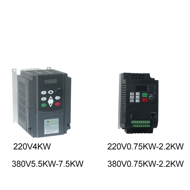 Convertitore Frequenza VFD 1.5KW - 220V, Controllo V/F, Per Motori Trifase, 8A, Dimensioni 18x12.5x12 Cm - Foto 2