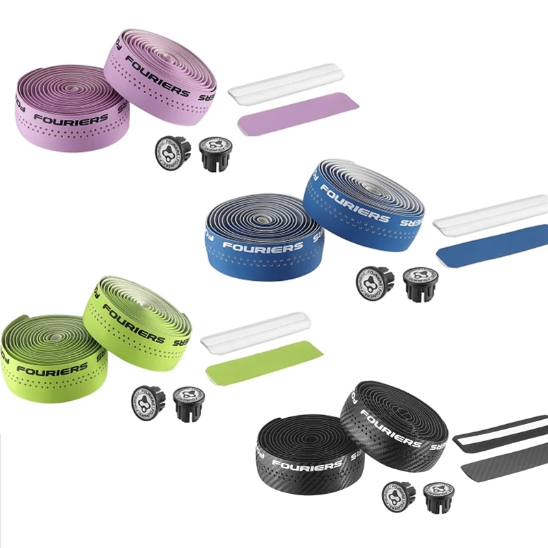 buy FOURIERS 7 colors Road Bike Tapes Cycling HandlebarTape PU Bike Hand Bar Tape Bicycle Accessories BP S001