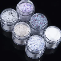 LOVCARRIE Acrylic Powder Professional Nail System Dust Gold Silver Purple Mix Glitter Acrylics Powder 10ML Nail Extension Design 2