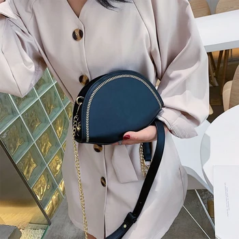 

Fashion Soft PU Leather Women's Handbags Small Flap Shoulder Bag for Female Large Capacity Chain Bags 2020 Solid Crossbody Bag