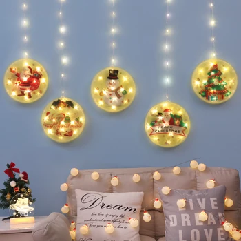 

Christmas Hanging USB LED Light String Decoration Home Room Garden Light Ornaments Merry Christmas String Lights