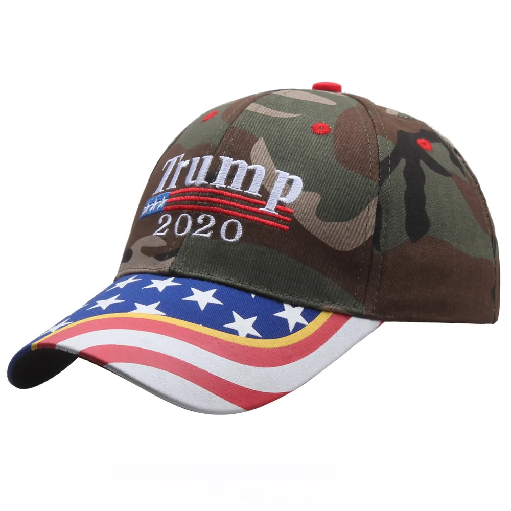 2 шт./лот, винтажная бейсбольная Кепка с вышивкой Trump, бейсбольная кепка с флагом США, мужские и женские бейсболки, кепка Трампа унисекс на каждый день
