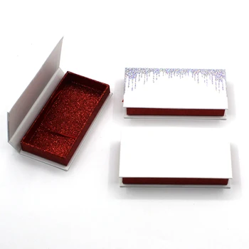 

Red Lashes Pack Wholesale 10/20/30 Pieces Eye Pattern Faux Cils Strip Magnetic 3d Mink Eyelashes Package Case Bulk Vendor