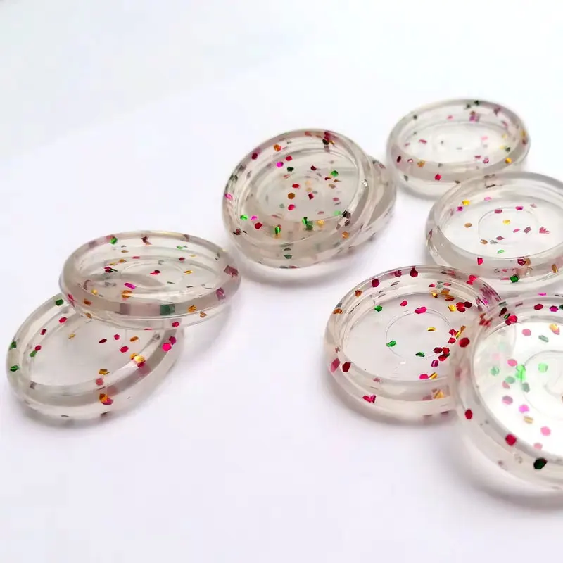 50pcs 24mm 100 шт Т Грибное отверстие Блестящий диск-Переплет рыхлый Пластиковый переплет кольцо 360 градусов Складная Кнопка дуги офисные принадлежности транспир - Цвет: 50pcs 24mm