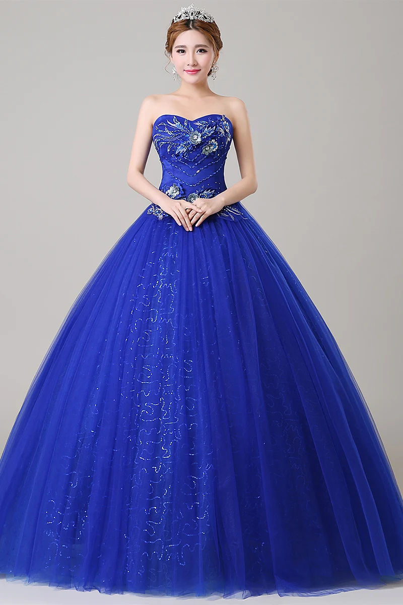 Vestido дебютантное платье для величественного бала платье для празднования 15-летия голубого цвета элегантное Тюлевое длиной до пола бусинки блестки милые 16 платья