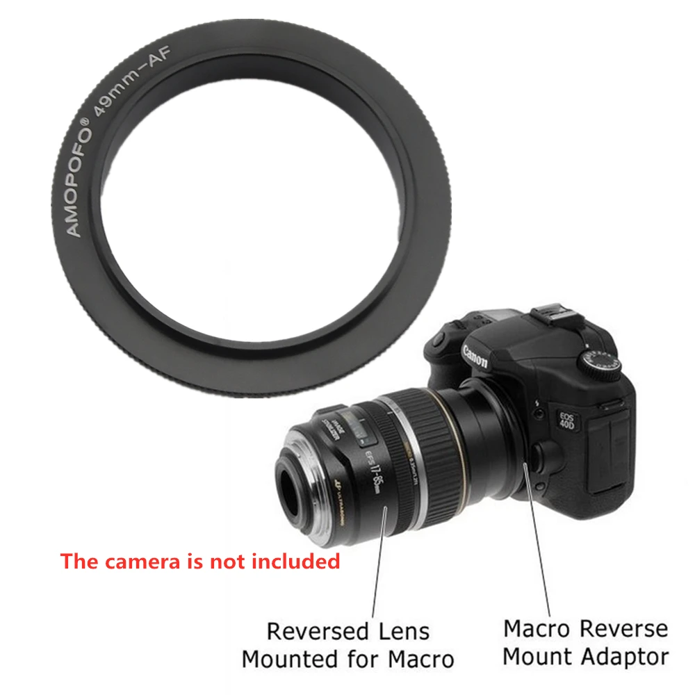 49/52/55/58 ~ 77 Millimetri Macro Reverse Anello Adattatore Per Sony Alpha Minolta Ma Adattatori Per Obiettivi Fotografici Misura A58 A550 A33 A900 A3
