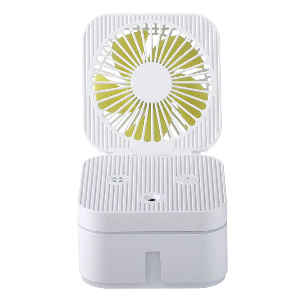 

Creative Personality Rubik's Cube Humidifier Fan Usb Mini Wind Mute Small Fan Student Summer Portable Small Fan