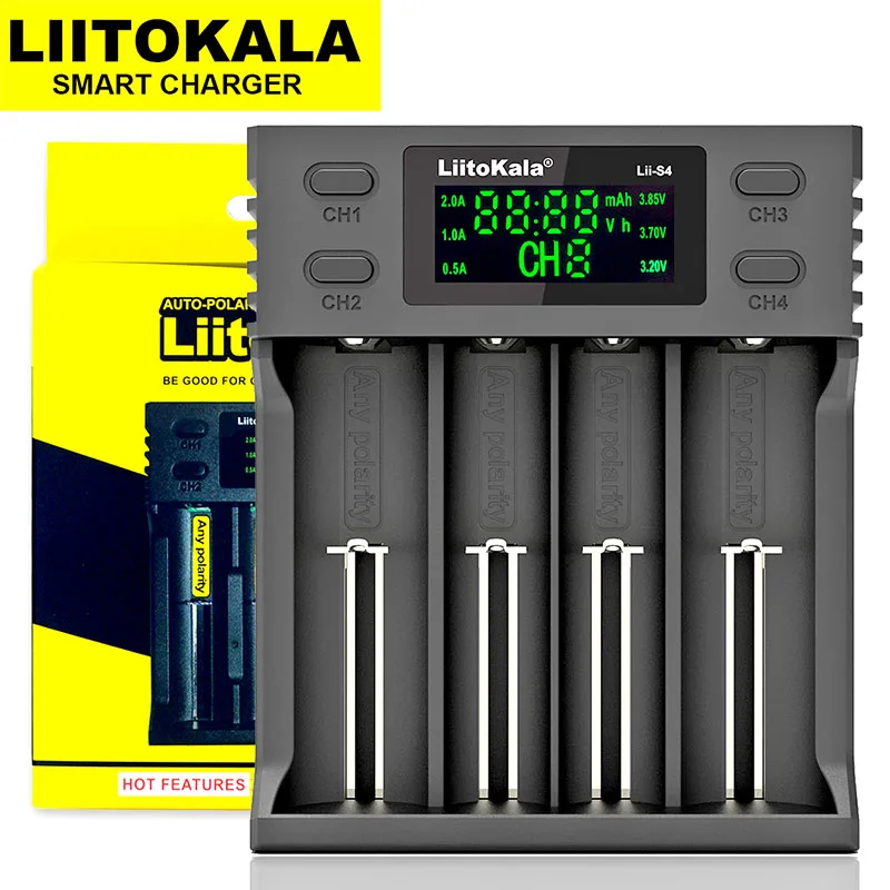 2020 Liitokala Lii S1 S2 S4 500 PD4 для 21700 26650 AA AAA 18650|charger battery|18650 charger battery18650 |