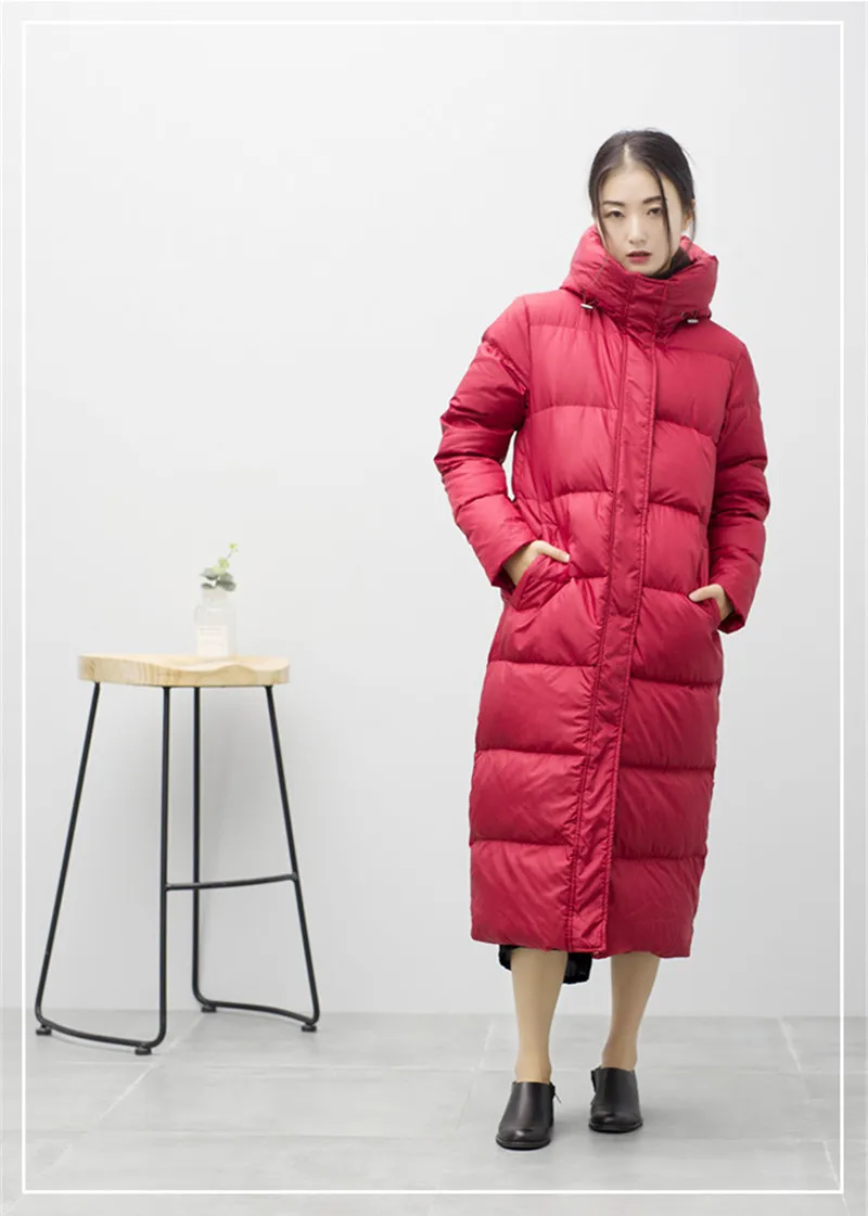Vrouwen Witte Eendendons Jas Mode Vrouwen Lange Parka Warm Winter Jas Vrouwelijke Hooded Jassen Abrigo Mujer WXF365 S Vrouwen Witte Eendendons Jas Mode Vrouwen Lange Parka Warm Winter Jas Vrouwelijke Hooded Jassen Abrigo Mujer WXF365 S