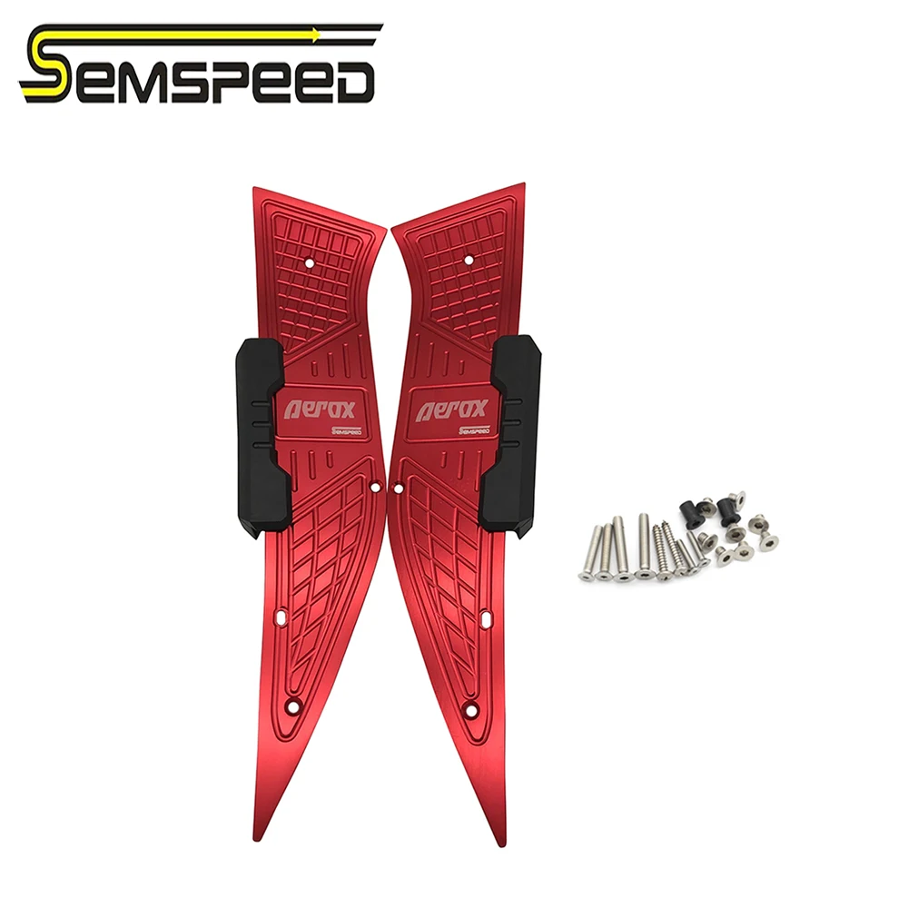SEMSPEED подставка для ног мотоцикла Yamaha NVX155 150 125 Aerox155 L155 2015 2018 2019 2020 коврик пластина