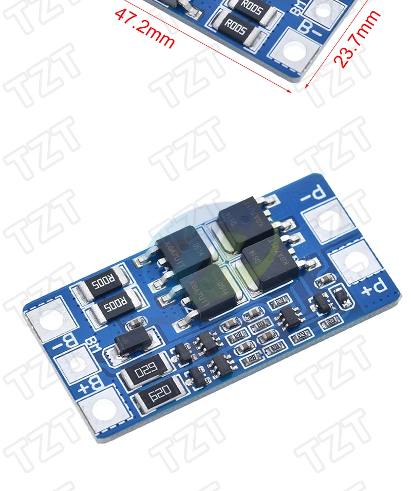 TZT 2S 3A 4A 5A 8A 10A 13A 20A 7,4V 8,4V Li-Ion 18650 Lithium-Batterie-Schutzplatine / BMS-Platine Standard / Balance – Detail 24