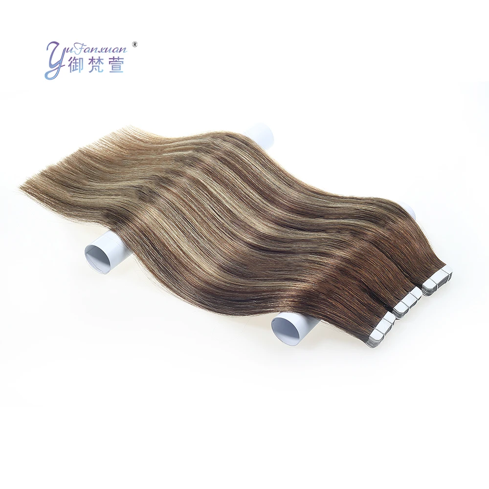 Горячая Распродажа двойные натянутые натуральные человеческие волосы Remy балаяж