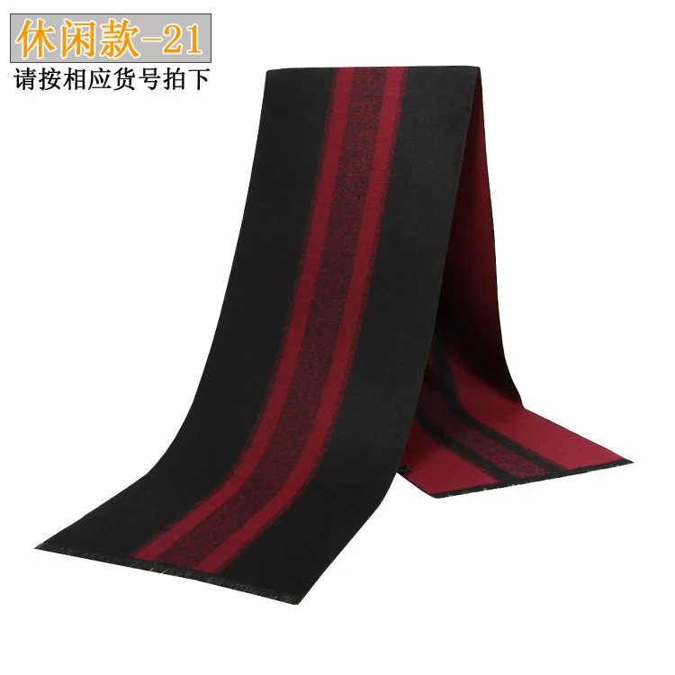 High Quality Luxury Design Men Scarf Foulard Plaid Scarves Poncho Casual Winter Scarfs Male Bufandas Hombre - Цвет: 33