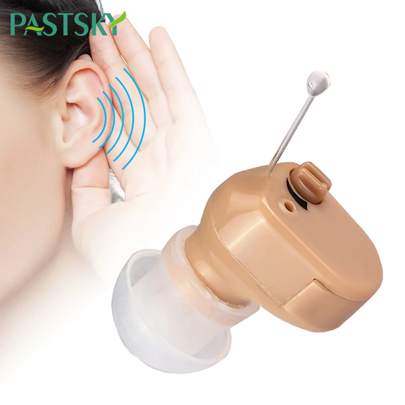 Цифровой слуховой аппарат K-188 усилитель звука голоса Регулируемый тон в ухо мини слуховое устройство для пожилых глухих инструмент для ухода за здоровьем