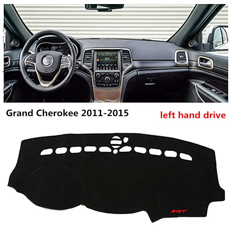 Taijs Крышка для приборной панели автомобиля с левым рулем Jeep cherokee 2011-2015 защита от
