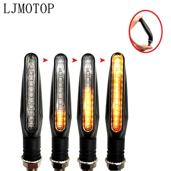 

LED Motorcycle Turn Signal Lights Flashing Signal Lamp Accessories For YAMAHA XP500 XP530 Keeway TX125 Adventure Ninja 250