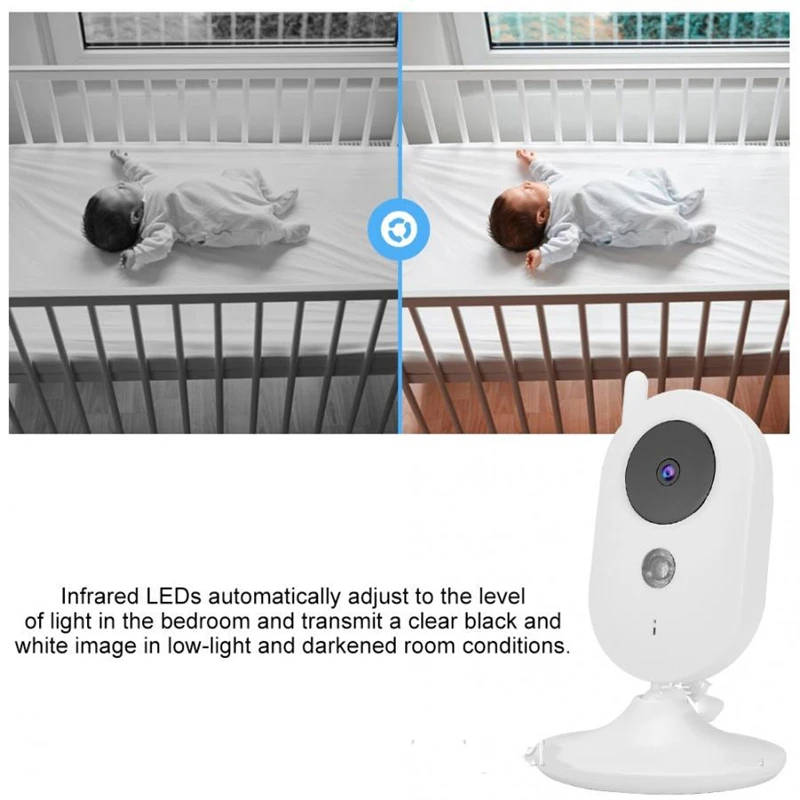 IMPORX радионяня портативная WiFi ip-камера HD Беспроводная умная детская камера Аудио Видео Запись камера наблюдения домашняя камера безопасности