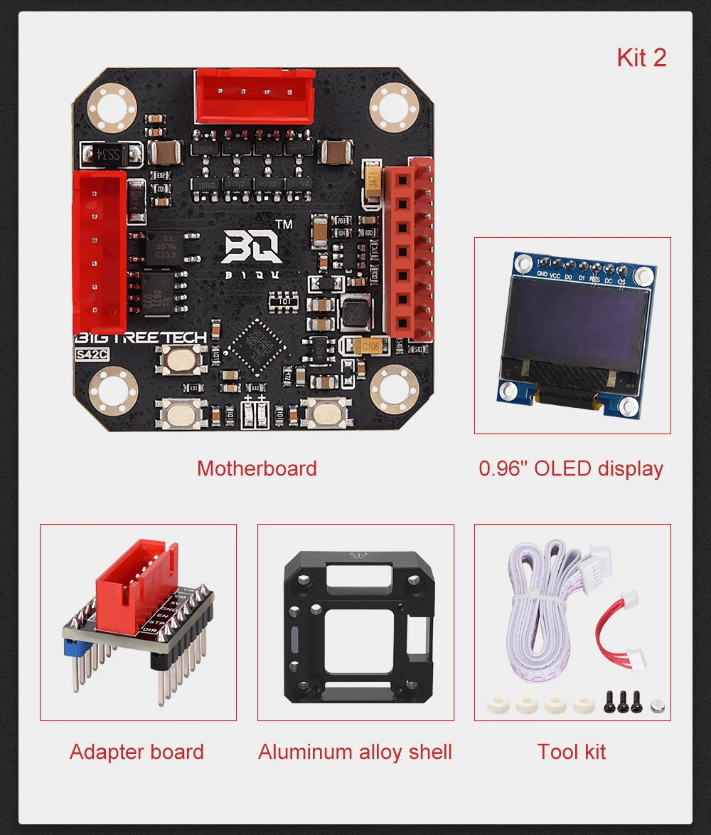 driver de atualização, suporte UART para Ender 3, BTT S42C 42, S42B, 0,9