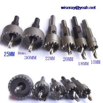 

DHL/EMS 30 Sets Kit Shaft Metal Twist Drill Hole Saw Cutter Tool-A8