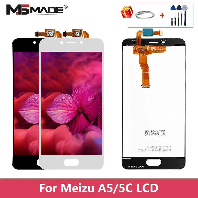 

5.0" LCD For Meizu M5C M710H A5 LCD Display Touch Screen Digitizer Assembly Parts For Meilan A5 5C Display Free Shipping