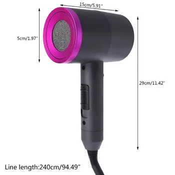 

Professional Hair Blow Dryer 1100W Heat Blower Dryer Hot Cold Wind Salon Tool X7JA