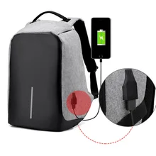 Рюкзак для ноутбука с защитой от кражи USB, водонепроницаемый для мужчин, бизнес рюкзак большой емкости, Мужская школьная сумка для компьютера, дорожная сумка