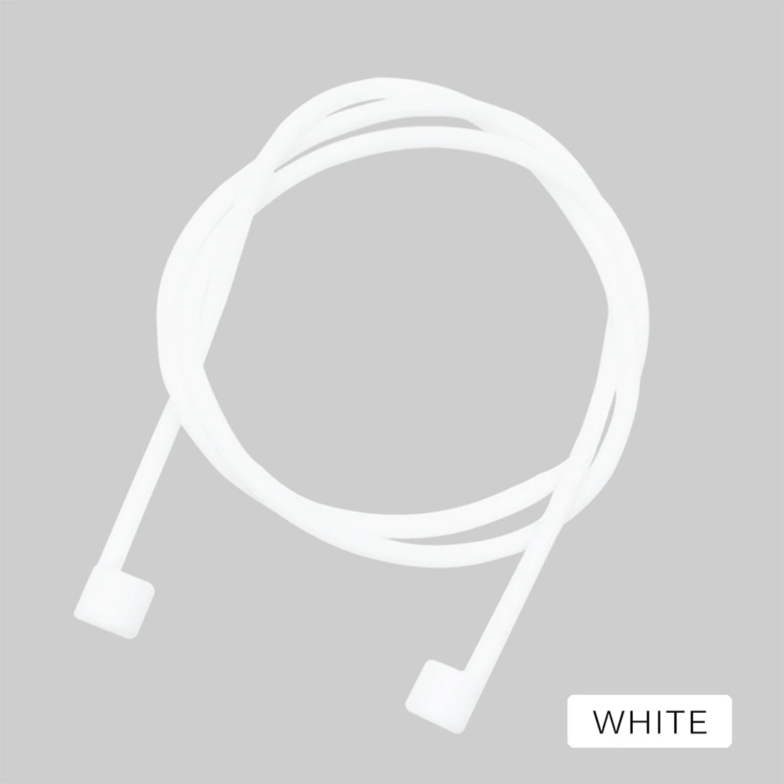 White rope Для Apple AirPods 2 3D фрукты мультфильм силиконовый чехол для наушников для Airpods 1 Зарядка Наушники Чехлы Защитные с крючками - Цвет: White rope