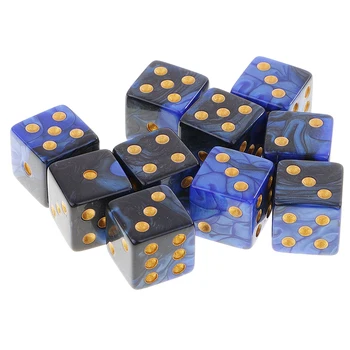 

20x Six Sided Dice Dots Dungeons & Dragons RPG Roleplay Game D6 Die Dice Toy