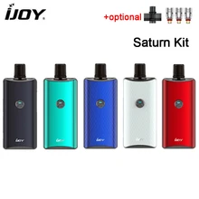 Комплект IJOY Saturn, 3 мл, стручки с аккумулятором 1100 мАч, Ом, S1, сетчатая катушка, электронная сигарета, испаритель, pod, комплект