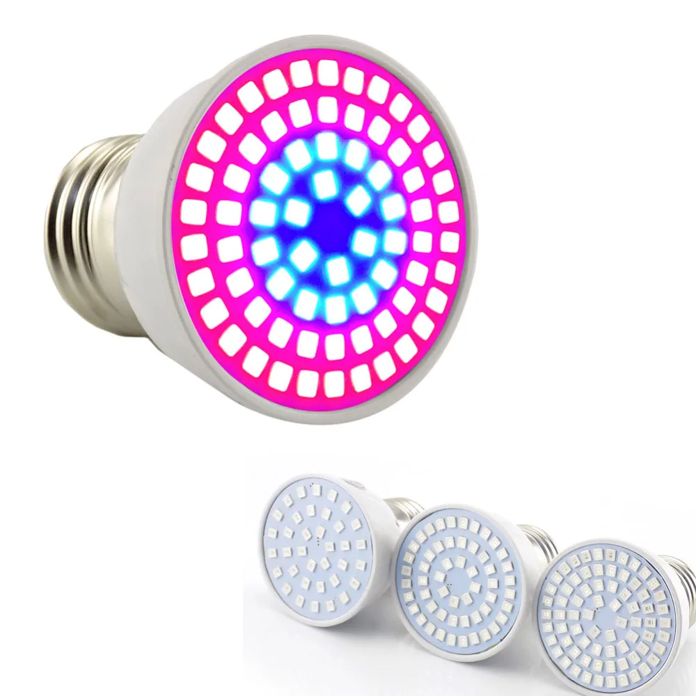 

3W 4W 5W LED Grow Light E27 Plant flower Growing Lamp Bulb indoor greenhouse For Hydroponic Vegetable System growth