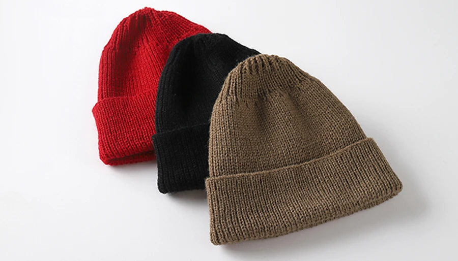 Зимняя вязаная короткая шапка унисекс с дыней, мужская и женская шапка, шапка в стиле хип-хоп для взрослых, теплая шерстяная вязаная эластичная Лыжная шапка, 6 цветов