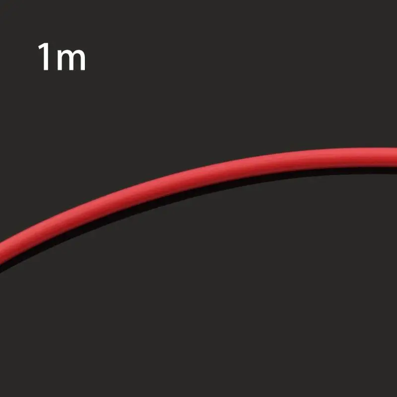 1 м тефлоновая трубка 3d принтер аксессуары PTFE Трубная труба Дистанционное сопло Подающая трубка 2 мм X 4 мм высокая термостойкость - Цвет: Красный